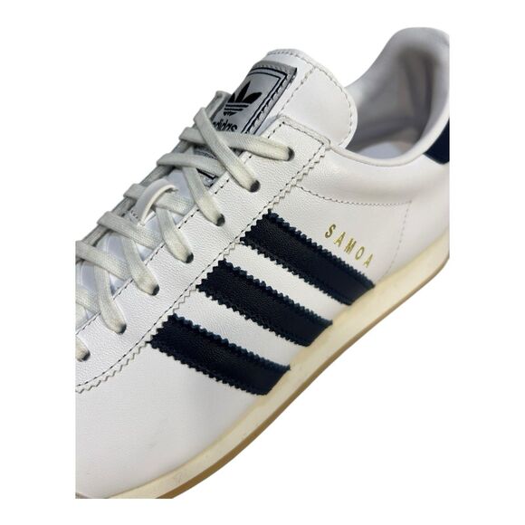 Adidas Samoa IF7164 Men’s Size 9 Cloud White Night Indigo Shoes New w/o Box - Picture 6 of 8
